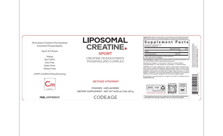 Liposomal Creatine Monohydrate