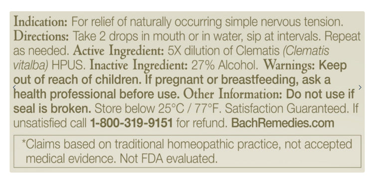 Clematis Flower Essence