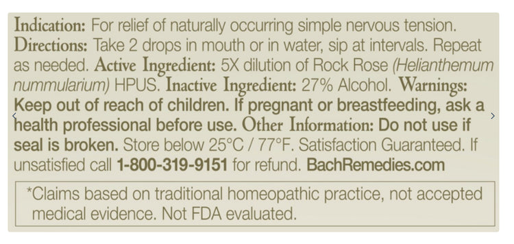 Rock Rose Flower Essence