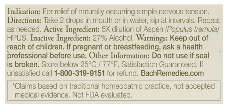 Aspen Flower Essence