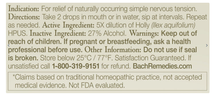 Holly Flower Essence