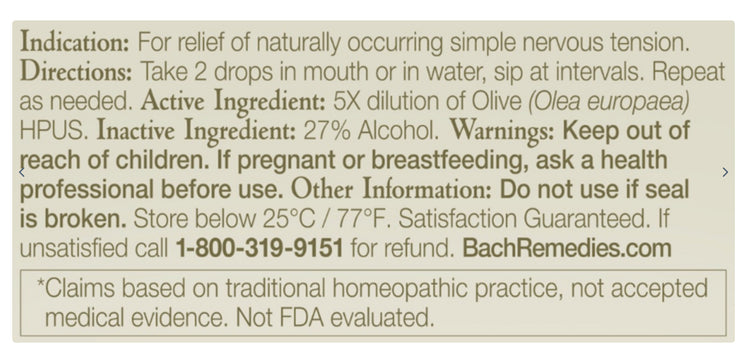 Olive Flower Essence