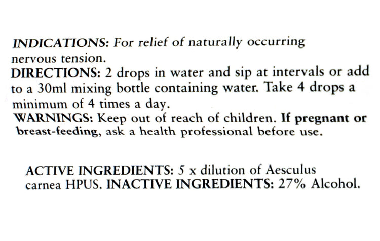 Red Chestnut Flower Essence