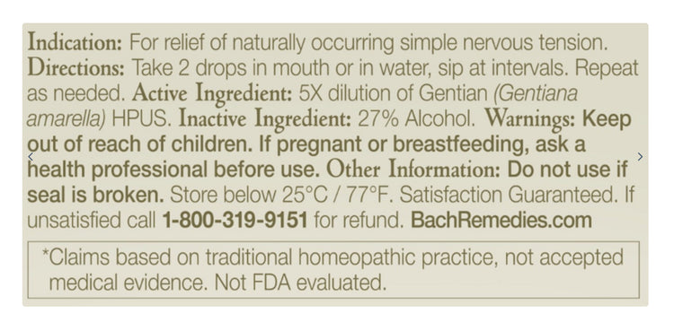 Gentian Flower Essence