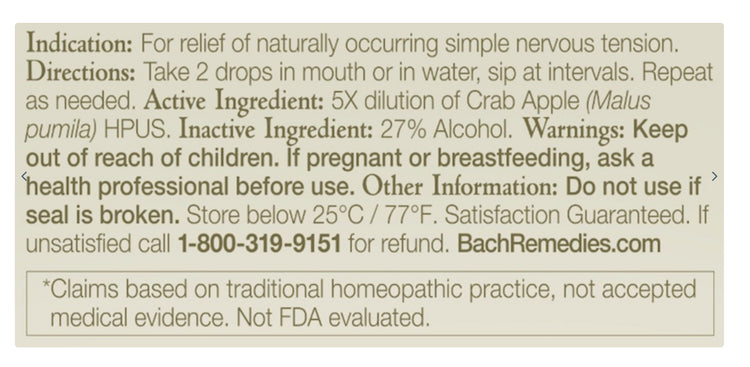 Crab Apple Flower Essence