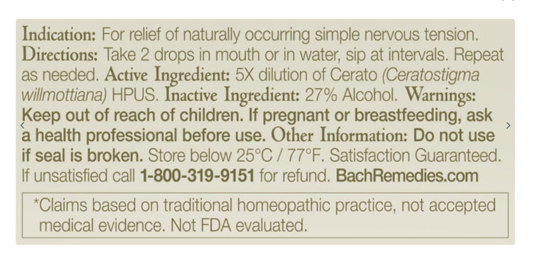 Cerato Flower Essence