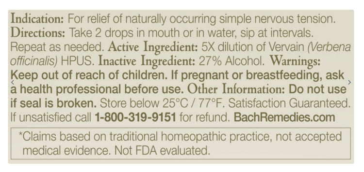 Vervain Flower Essence