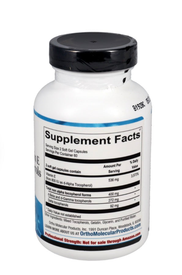 Natural Vitamin E Mixed Tocopherols - 120 count